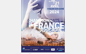 France Juniors à Chalon-sur-Saone du 16 au 21 Avril 2024