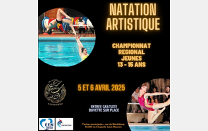 Natation artistique: Régionaux jeunes à La Chapelle St Mesmin